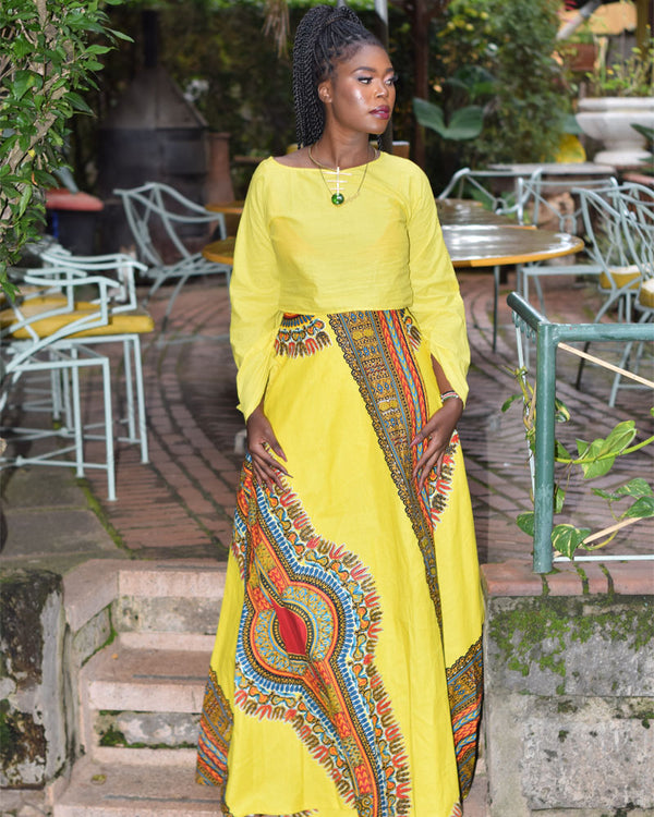 Njano Skirt Wrap and Top